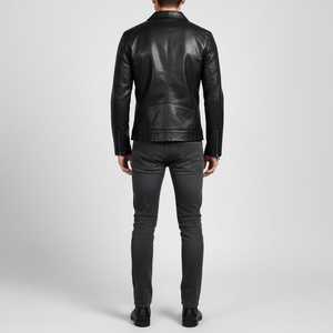 Premium Quality <b>Genuine</b> <b>Leather</b> <b>Jackets</b> for Men Winter Casual <b>Jackets</b> Soft <b>Genuine</b> <b>Leather</b> Outerwear Warm Fashionable - Product Image 6