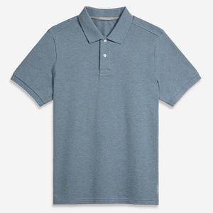 T-shirt de golf décontracté en coton respirant à manches courtes, col tricoté uni, séchage rapide, personnalisable, style Angleterre – Meilleures ventes - Product Image 1