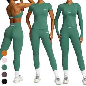 Ensemble de yoga slim fit pour femme, tenue de sport pour femme, ensemble de gym pour femme - Product Image 6