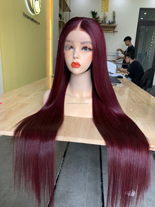 Cheveux humains Remy vierges à donneur unique ou multi-donneurs, transparents pour closure 2*6 4*4 5*5, perruques à boucles, tissage vietnamien - Product Image 2