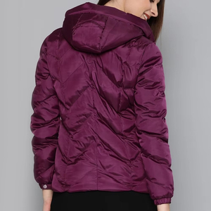 Chaqueta Acolchada con Capucha para Mujer, Abrigo Ligero de Invierno, Impermeable, Cortavientos, Ropa Casual de Calle, Moda - Product Image 5