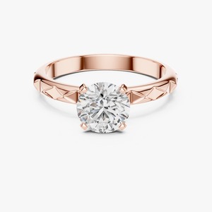 <b>Unique</b> Design Moissanite <b>Engagement</b> <b>Ring</b> with Durable for Daily Wear Fine Jewelry Collection Available At Reasonable Price - Product Image 6
