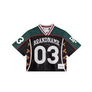 Camiseta Deportiva Retro Personalizada, Estilo Cropped, Oversize, para Entrenamiento de Fútbol, Béisbol y Otros Deportes - Product Image 3