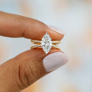 Nueva moda 1,00 Ct solitario anillo de compromiso 14K oro sólido corte brillante corte ovalado diamante IGI certificado personalizable boda - Product Image 2