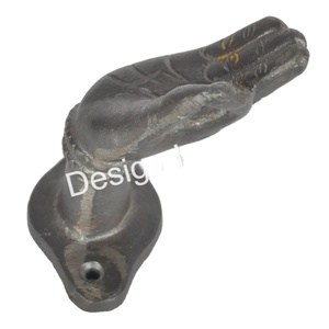 Crochet mural vintage en métal massif à prix raisonnable, crochet mural simple robuste pour la décoration de la maison et grand support mural de jardin - Product Image 1