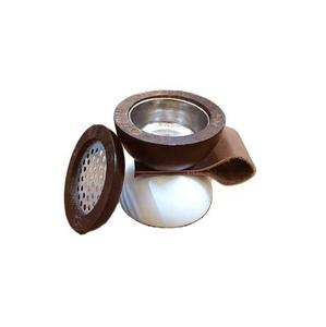 Wholesale <b>Mini</b> Wooden Bakhoor Burner Set Magnetic Stainless Steel Dish Incense Censer with Leather Pull Handle - Product Image 2