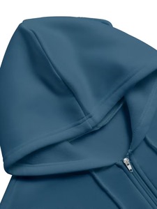 เสื้อฮู้ดผ้าฟลีซหนานุ่ม ทรงหลวมใส่สบาย พร้อมฮู้ดสองชั้น - Product Image 5