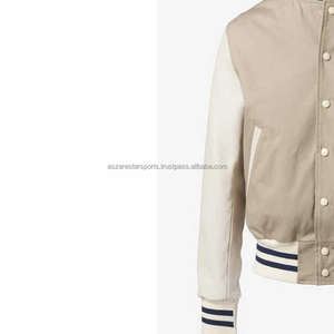 Fabricante de Chaquetas Varsity de Primavera con Logotipo Frontal, Personalizadas, de Lana, Resistentes al Viento, Impermeables y Transpirables - Product Image 3