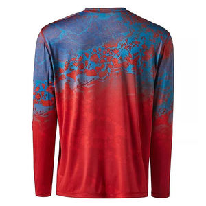 Camiseta de Pesca Personalizada con Protección Solar UPF 50+ para Hombre, Transpirable, 180G, Poliéster Sublimado, Proveedor OEM - Product Image 2