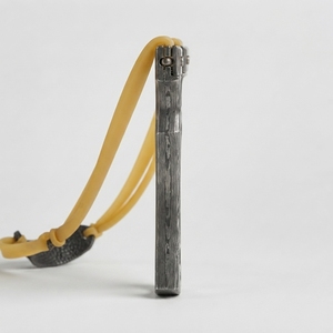 Damascus Steel Slingshot Traditional Handmade Decorative Display Piece Pattern Steel Design Collector Home Office Decoration - Product Image 5