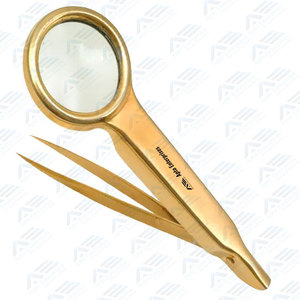 Pince à sourcils inclinée pince à sourcils diagonale en acier inoxydable soins de beauté Instruments médicaux de beauté professionnels personnalisés - Product Image 4