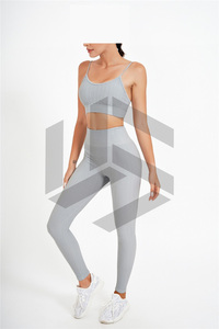 ชุดสปอร์ตโยคะสีดำสำหรับออกกำลังกาย - Product Image 4