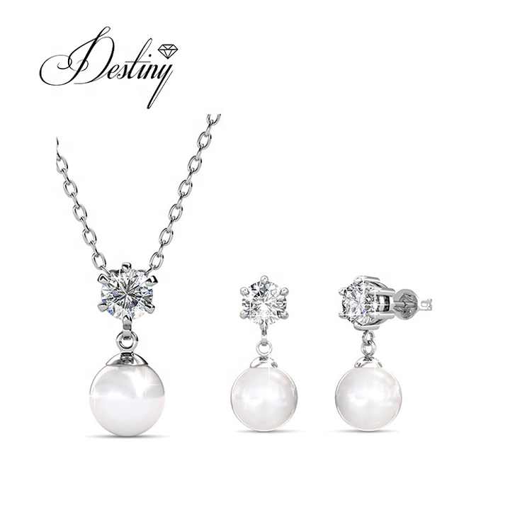 Destiny JewelleryゴールドPaulineジュエリーセットシルバー925 