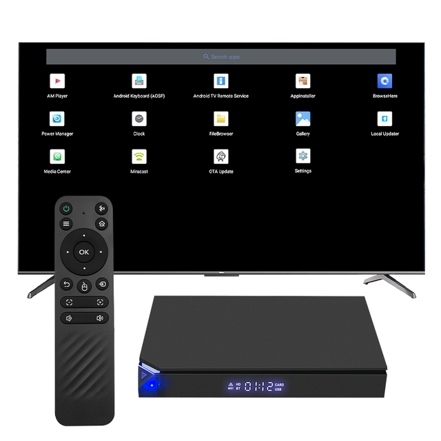 Factory Direct Quad Core Amlogic S905X5M Android TV Box 4K HDR BT Smart Set-Top Box 2GB/4GB RAM 16GB/32GB ROM Online Video