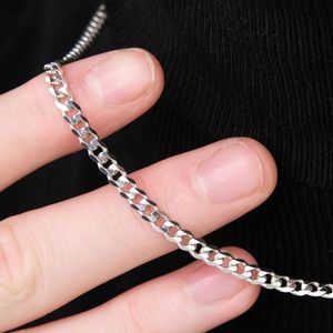 Chaîne Classique Maille Cubaine Collier Hip Hop Bijoux Argent Or Luxe Unisexe Streetwear - Product Image 2