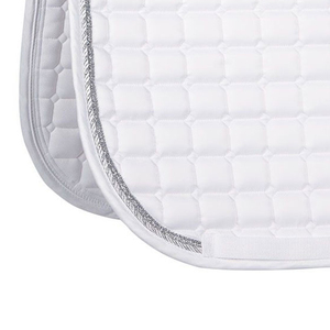 Tapis de selle confortable et personnalisable en polycoton respirant à séchage rapide, multicolore, doux, pour le dressage et les soins équestres - Product Image 5
