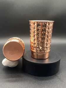 Hand Hammered <b>Copper</b> Tumbler , <b>Copper</b> Drinking <b>Cup</b>, Handmade Glasses, Kitchen Drinkware For Ayurveda Health Benefits - Product Image 2