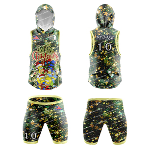Wholesale Youth Regular Fit Sublimation Hooded 7 V 7 American Football Custom Uniform 7 on 7 Football Uniforms Sets - Product Image 1