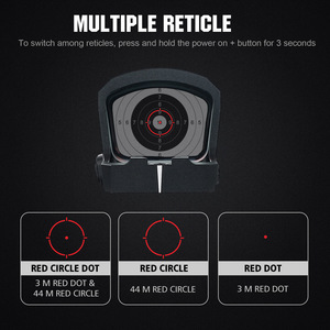 Mira Telescópica Ohhunt Optics 30x22 con Ventana Grande, Energía Solar, <span class=keywords><strong>Sensor</strong></span> <span class=keywords><strong>de</strong></span> <span class=keywords><strong>Movimiento</strong></span>, Activación por <span class=keywords><strong>Movimiento</strong></span>, Punto Rojo, Reflex - Product Image 6