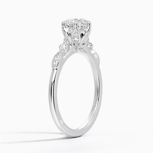 Elegant White Silver <b>Crystal</b> <b>Ring</b> for Women Wedding Engagement Anniversary Fashion Jewelry Gift for Her - Product Image 2