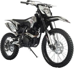 X-PRO 250cc Dirt <b>Bike</b> Zongshen Brand <b>Engine</b>, 5-Speed Manual Transmission, Electric Kick Start! Big 21 18Wheels! (Black) - Product Image 1