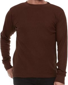 Camiseta Térmica de Manga Larga - Tejido Waffle 100% Algodón de Alto Gramaje - Product Image 1