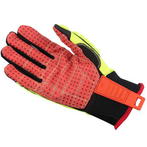 Guantes de Seguridad de Alta Visibilidad Resistentes a Impactos, Antivibración, para Trabajo Pesado, Mecánica Industrial, Resistentes a Cortes, Agarre Duradero de 10 mil - Product Image 3