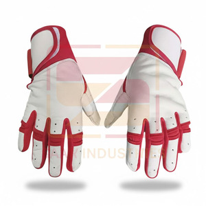 Gants de frappe de baseball pour jeunes, professionnels, robustes, personnalisés, adhérence forte, manchette longue, cuir, ambidextres, confortables - Product Image 6