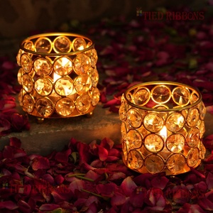 เชิงเทียนคริสตัลรูปไข่ทำมือ งานฝีมือประณีต สำหรับตกแต่งโต๊ะงานแต่งงาน ของตกแต่งบ้าน จำหน่ายจำนวนมาก - Product Image 6