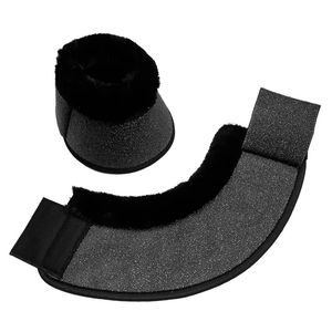 Bottes de protection pour chevaux personnalisées de luxe, légères, pour l'extérieur, doublées de polaire noire avec motif en relief pour la protection des jambes - Product Image 3