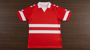 Chemise à manches courtes pour homme, rayée rouge et blanc, col rabattu, séchage rapide, polyester, coupe classique, toutes saisons, haut de sport - Product Image 1