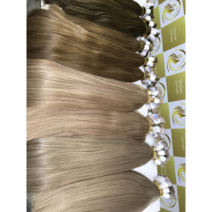 Extensions de cheveux humains 100% naturels Grade 11A, bruts, vierges, brésiliens Remy, double trame, pour dropshipping et vente en gros - Product Image 1