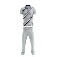 Uniformes de Cricket Ecológicos de Buena Calidad con Nuevo Diseño, Nombre y Números Personalizados, Uniformes de Cricket Unisex Cortos Estampados al por Mayor