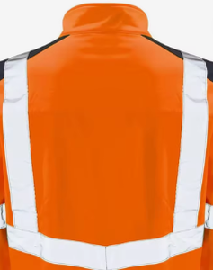 Veste de sécurité coupe-vent en coton de haute qualité certifiée CE pour hommes, haute visibilité réfléchissante, construction industrielle hivernale - Product Image 3