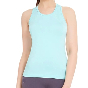 Affordable <b>Women</b> Tank Top Soft Fabric Sleeveless Shirt Stylish Design Lightweight Breathable Casual Summer Gym Wear Top - Product Image 3