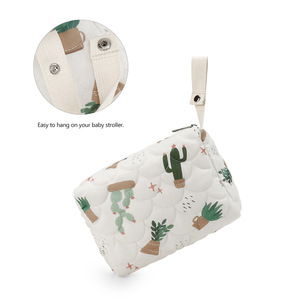 Bolsa de Almacenamiento de Pañales con Estampado Moderno, Impermeable, de Tela Oxford, Organizador de Artículos de Aseo Colgante, Linda y Portátil, para Pañales de Mujer, ODM - Product Image 6