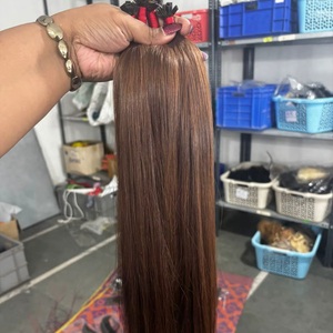 ผมตรงแบบแปรรูป ผมหยักศกและผมตรงธรรมชาติ ต่อผมแท้ น้ำหนักเบา เป็นมิตรกับสิ่งแวดล้อม แพ็คใหญ่ - Product Image 1