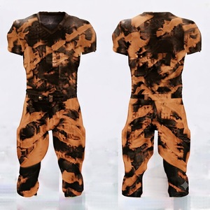 Custom multi color American Football Jersey Team Uniform Breathable Sportswear - Product Image 1