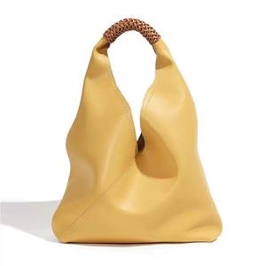 Bolso hobo de cuero para mujer con asa trenzada, bolso de mano de gran capacidad, bolso de hombro suave de lujo - Product Image 3
