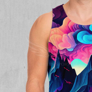 Vêtements de sport à séchage rapide, débardeur homme en coton et polyester, débardeur homme de haute qualité - Product Image 6