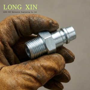 ปลั๊กเหล็กคาร์บอนชุบสังกะสี R1/4 เกลียวตัวผู้แบบปลดเร็ว ทนต่ออุณหภูมิสูง ข้อต่อไฮดรอลิก EWA-14PM - Product Image 2