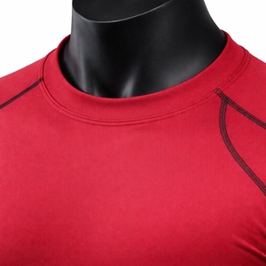 OEM/ODM <b>Men</b> <b>Compression</b> Gym T-<b>Shirt</b> Quick Dry Slim Fit Breathable Workout Tee Digital Print Full Sleeve Logo Printed Athletic - Product Image 5