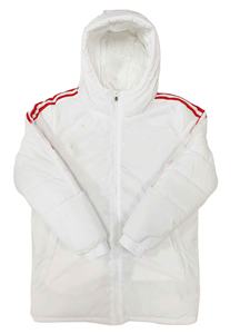 Vestes matelassées en polyester rembourrées de bulles à capuche, vestes de football en coton rembourrées à fermeture éclair, vestes longues confortables avec logo personnalisé - Product Image 2