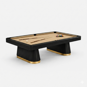 Table de billard de luxe moderne Avena Negroni personnalisée avec tapis haute vitesse durable - Product Image 2
