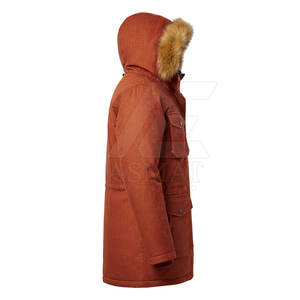 Veste parka pour homme pour les aventures en plein air avec capuche, coupe-vent, qualité supérieure, fabriquée au Pakistan - Product Image 4