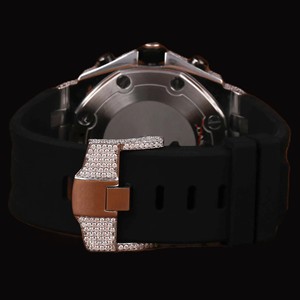 Reloj de Diamantes Mossinate con Caja de Silicona Negra Personalizable, Resistente al Agua para Hombre, Regalo de Joyería y para Fiestas, Disponible a Buen Precio - Product Image 4