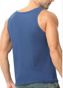 Débardeurs de sport décontractés en coton tricoté respirant de haute qualité pour hommes, 100 % coton, vente en gros - Product Image 4