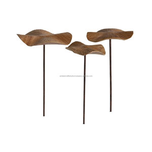 Piquets de jardin élégants en acier pour la décoration des allées de pelouse, résistants aux intempéries, supports pour plantes - Product Image 2