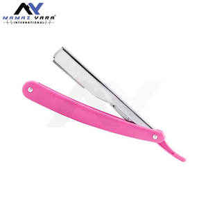 มีดโกนแบบคลาสสิกที่เชื่อถือได้ ใบมีดตรงแบบเลื่อนออกได้ ใช้แล้วทิ้ง ผลิตจากโลหะ ตัวเลือกที่แม่นยำสำหรับช่างตัดผม เหมาะสำหรับโกนขนตามร่างกาย - Product Image 2