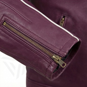 Chaqueta de cuero para hombre NAI-0780A, estilo motero, a prueba de viento, para verano, ropa protectora para motociclismo, de color personalizado. - Product Image 6